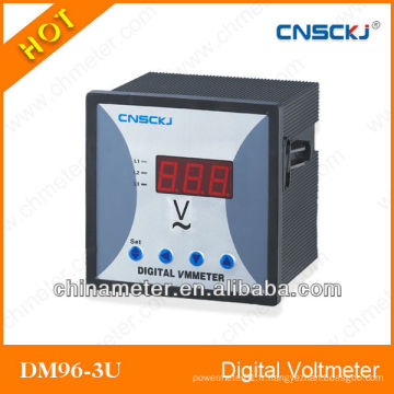 Voltmètre triphasé numérique 96X3-3U 120 * 120